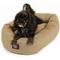 Show in main carousel: Majestic Pet Personalized Bagel Bolster Dog & Cat Bed, Khaki, Small slide 3 of 6