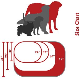 Majestic Pet Personalized Bagel Bolster Dog & Cat Bed, Red, X-Large