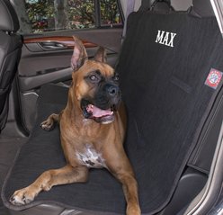 Majestic Pet Personalized Bench Seat Cover, Black