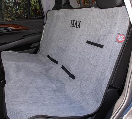 Show full view: Majestic Pet Personalized Bench Seat Cover, Grey slide 3 of 4