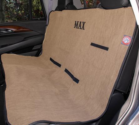 Show full view: Majestic Pet Personalized Bench Seat Cover, Tan slide 3 of 4
