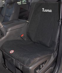 Majestic Pet Personalized Bucket Seat Cover, Black