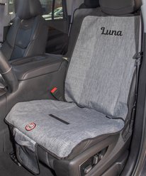 Majestic Pet Personalized Bucket Seat Cover, Grey