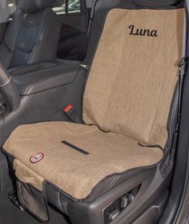 Majestic Pet Personalized Bucket Seat Cover, Tan