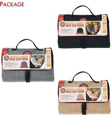 Show full view: Majestic Pet Personalized Hammock Back Seat Cover, Black slide 3 of 5