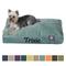 Show in main carousel: Majestic Pet Shredded Memory Foam Villa Personalized Pillow Cat & Dog Bed with Removable Cover, Azure, Large slide 1 of 6