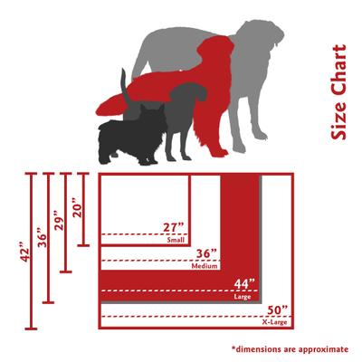 Show full view: Majestic Pet Shredded Memory Foam Villa Personalized Pillow Cat & Dog Bed with Removable Cover, Fern, Large slide 5 of 6