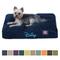 Show in main carousel: Majestic Pet Shredded Memory Foam Villa Personalized Pillow Cat & Dog Bed with Removable Cover, Navy, Large slide 1 of 6
