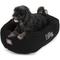 Show in main carousel: Majestic Pet Suede Personalized Bagel Cat & Dog Bed, Black, Medium slide 5 of 6