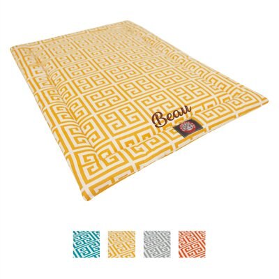 Majestic Pet Majestic Pet Towers Personalized Dog Crate Mat, Citrus, Small