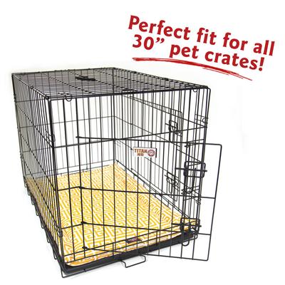 Show full view: Majestic Pet Towers Personalized Dog Crate Mat, Citrus, Small slide 6 of 9