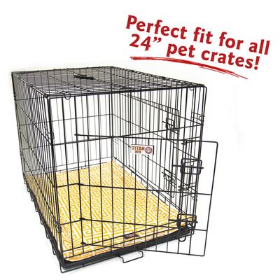 Show full view: Majestic Pet Towers Personalized Dog Crate Mat, Citrus, X-Small slide 6 of 9