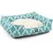 Show in main carousel: Majestic Pet Trellis Contemp Lounge Bolster Dog Bed with Removable Cover, Teal, X-Large slide 5 of 5