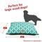 Show in main carousel: Majestic Pet Trellis Personalized Pillow Cat & Dog Bed, Teal, Large slide 4 of 7