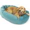 Show in main carousel: Majestic Pet Velvet Bagel Bolster Dog Bed, Turquoise, X-Large slide 1 of 7