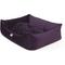 Show in main carousel: Majestic Pet Velvet Contemp Lounge Bolster Dog Bed with Removable Cover, Amethyst, Large slide 3 of 4