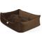 Show in main carousel: Majestic Pet Velvet Contemp Lounge Bolster Dog Bed with Removable Cover, Espresso, X-Large slide 4 of 4