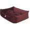 Show in main carousel: Majestic Pet Velvet Contemp Lounge Bolster Dog Bed with Removable Cover, Maroon, Large slide 5 of 5