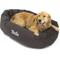 Show in main carousel: Majestic Pet Velvet Personalized Bagel Cat & Dog Bed, Coal, Large slide 6 of 9