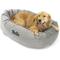 Show in main carousel: Majestic Pet Velvet Personalized Bagel Cat & Dog Bed, Smoke, Large slide 6 of 9