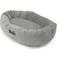 Show in main carousel: Majestic Pet Velvet Personalized Bagel Cat & Dog Bed, Smoke, Large slide 7 of 9