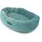 Show in main carousel: Majestic Pet Velvet Personalized Bagel Cat & Dog Bed, Turquoise, Medium slide 6 of 8