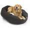 Show in main carousel: Majestic Pet Velvet Sherpa Bagel Bolster Dog Bed, Coal, Medium slide 1 of 6