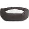 Show in main carousel: Majestic Pet Velvet Sherpa Bagel Bolster Dog Bed, Coal, Medium slide 2 of 6