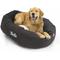 Show in main carousel: Majestic Pet Velvet Sherpa Personalized Bagel Cat & Dog Bed, Coal, Large slide 5 of 8