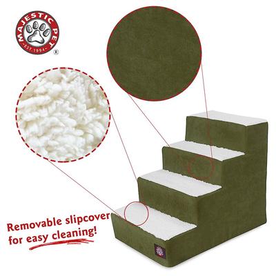 Show full view: Majestic Pet Villa Cat & Dog Stairs, Fern, 4 Step slide 3 of 8