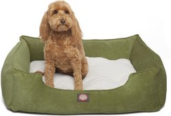 Majestic Pet Villa Contemp Lounge Bolster Dog Bed with Removable Cover, Fern, X-Large