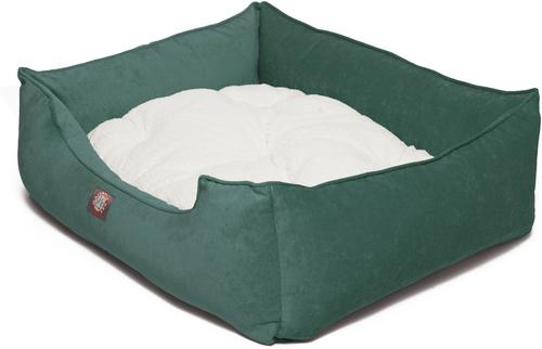 Show full view: Majestic Pet Villa Contemp Lounge Bolster Dog Bed with Removable Cover, Marine, Large slide 2 of 4