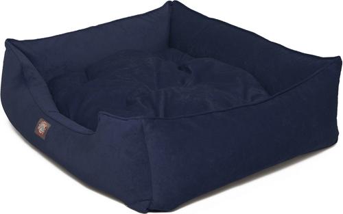 Show full view: Majestic Pet Villa Contemp Lounge Bolster Dog Bed with Removable Cover, Navy, Large slide 3 of 4