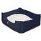 Show in main carousel: Majestic Pet Villa Contemp Lounge Bolster Dog Bed with Removable Cover, Navy, Large slide 2 of 4