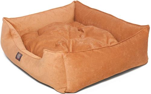 Show full view: Majestic Pet Villa Contemp Lounge Bolster Dog Bed with Removable Cover, Orange, Large slide 3 of 4