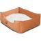 Show in main carousel: Majestic Pet Villa Contemp Lounge Bolster Dog Bed with Removable Cover, Orange, Large slide 2 of 4