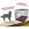Show in main carousel: Majestic Pet Villa Personalized Crate Mat Dog Bed, Aubergine, Large slide 5 of 8