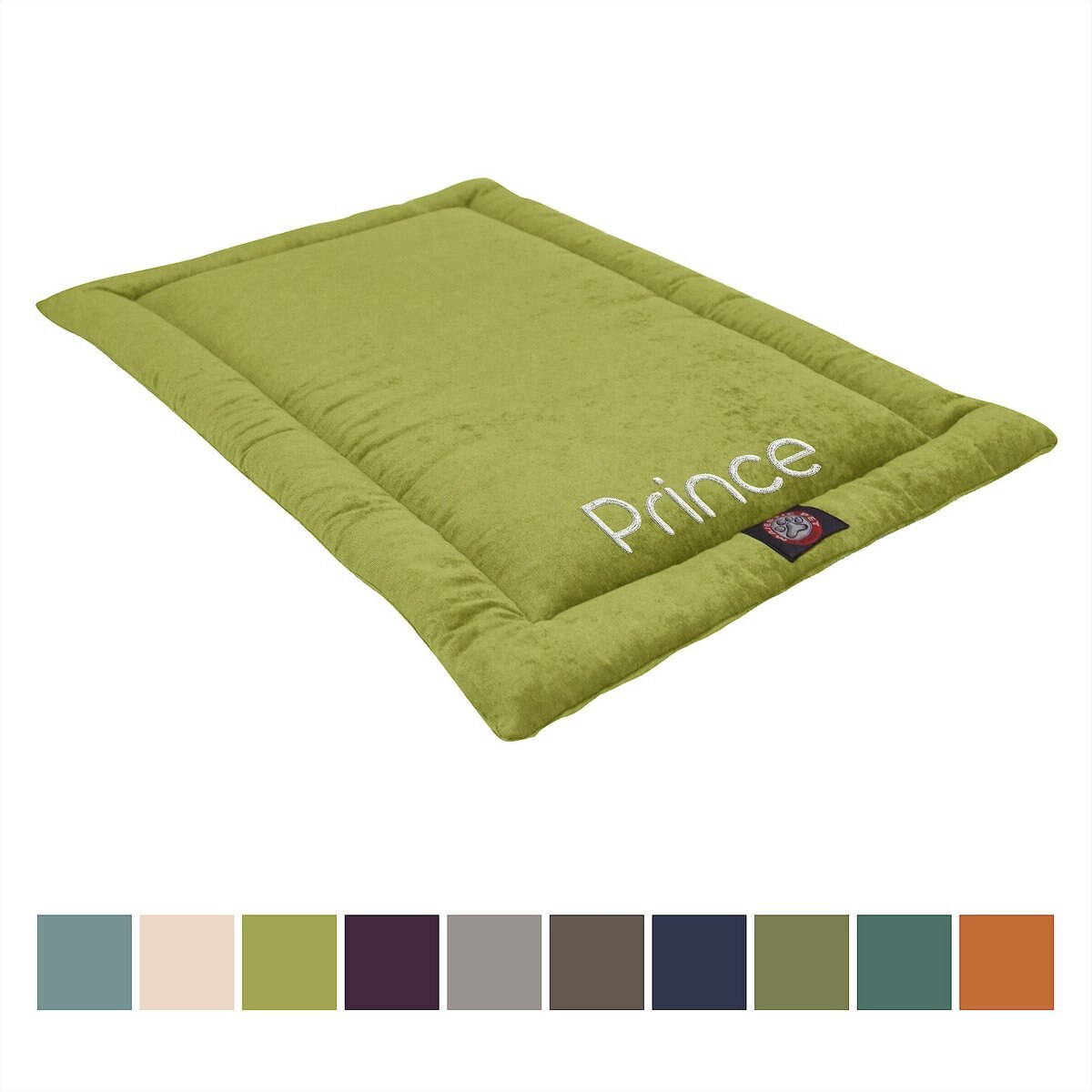 Majestic Pet Villa Personalized Crate Mat Dog Bed, Green, X-Large
