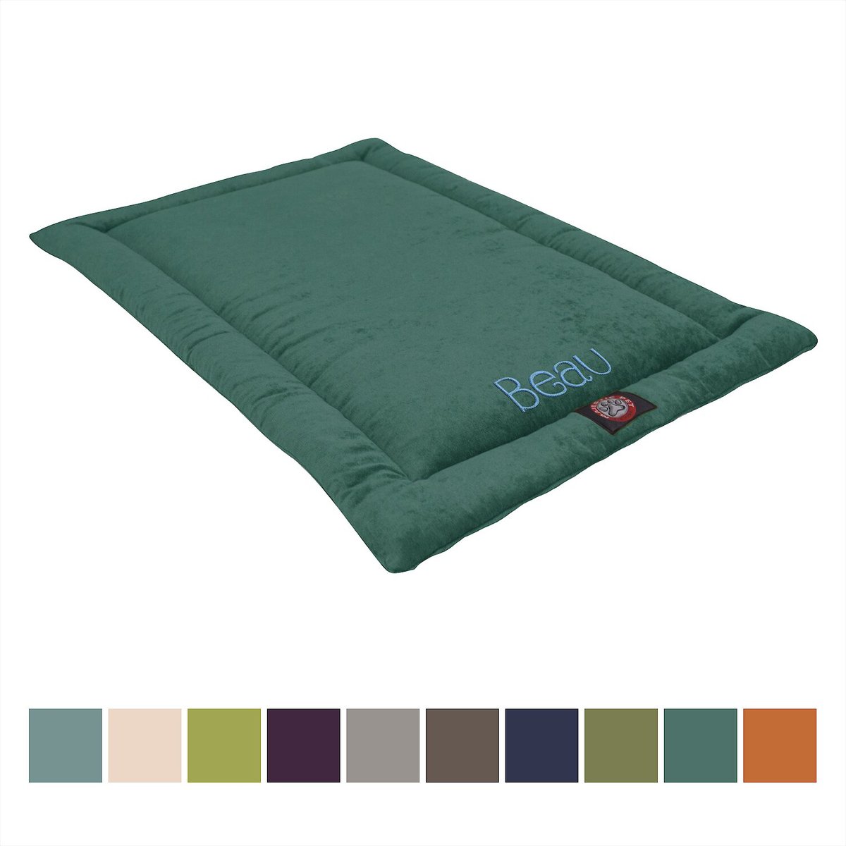 Majestic Pet Villa Personalized Crate Mat Dog Bed, Marine, X-Large