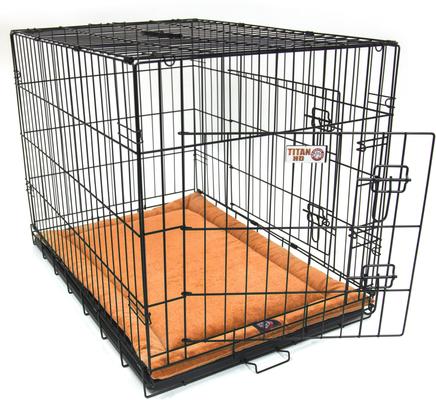 Show full view: Majestic Pet Villa Personalized Crate Mat Dog Bed, Orange, X-Large slide 2 of 8
