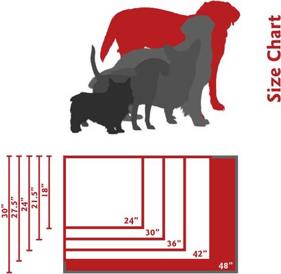 Show full view: Majestic Pet Villa Personalized Crate Mat Dog Bed, Orange, X-Large slide 6 of 8