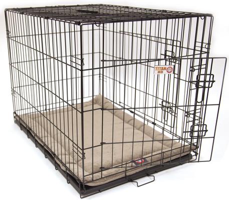 Show full view: Majestic Pet Villa Personalized Crate Mat Dog Bed, Pearl, X-Small slide 2 of 8