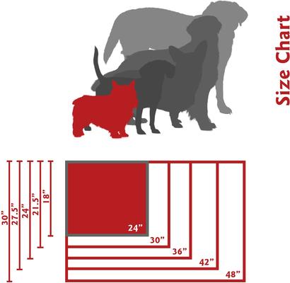 Show full view: Majestic Pet Villa Personalized Crate Mat Dog Bed, Pearl, X-Small slide 6 of 8