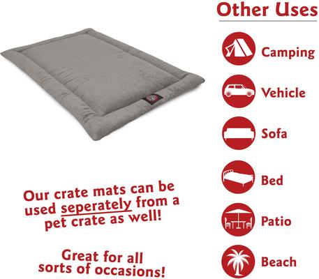 Show full view: Majestic Pet Villa Personalized Crate Mat Dog Bed, Vintage, X-Large slide 7 of 8