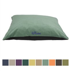 Majestic Pet Villa Personalized Pillow Cat & Dog Bed, Azure, Large