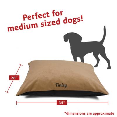 Show full view: Majestic Pet Villa Personalized Pillow Cat & Dog Bed, Pearl, Small/Medium slide 3 of 6