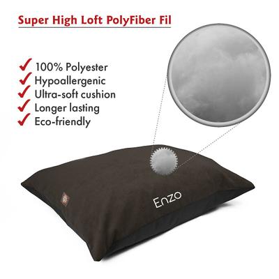 Show full view: Majestic Pet Villa Personalized Pillow Cat & Dog Bed, Storm, Large slide 4 of 6