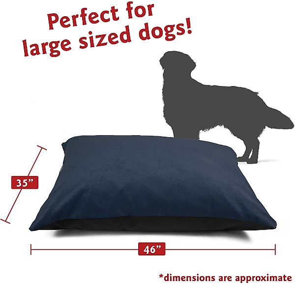 Show full view: Majestic Pet Villa Super Value Dog Bed, Navy Blue, Large slide 2 of 5