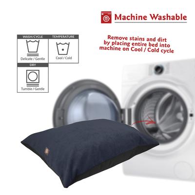 Show full view: Majestic Pet Villa Super Value Dog Bed, Navy Blue, Large slide 6 of 6