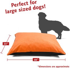 Majestic Pet Villa Super Value Dog Bed, Orange, Large slide 2 of 5